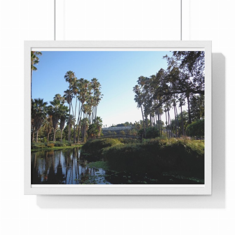 Echo Lake Premium Framed Horizontal Poster - 20" x 16" White