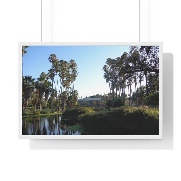 Echo Lake Premium Framed Horizontal Poster - 30" x 20" White