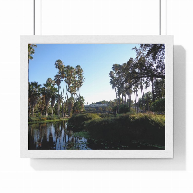 Echo Lake Premium Framed Horizontal Poster - 14" x 11" White