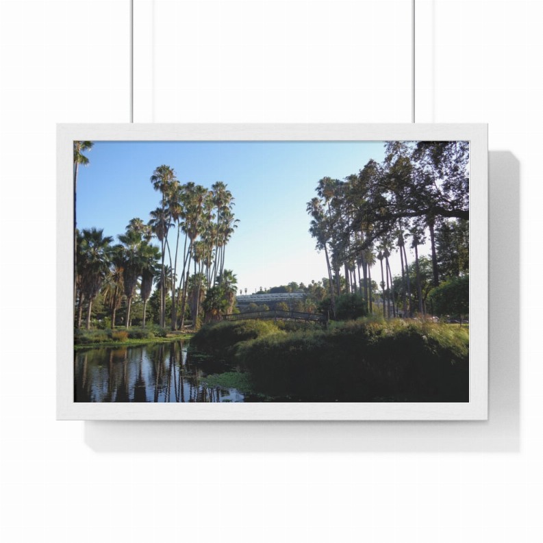 Echo Lake Premium Framed Horizontal Poster - 18" x 12" White