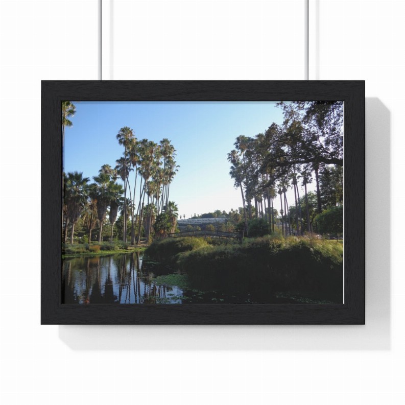 Echo Lake Premium Framed Horizontal Poster - 11" x 8" Black