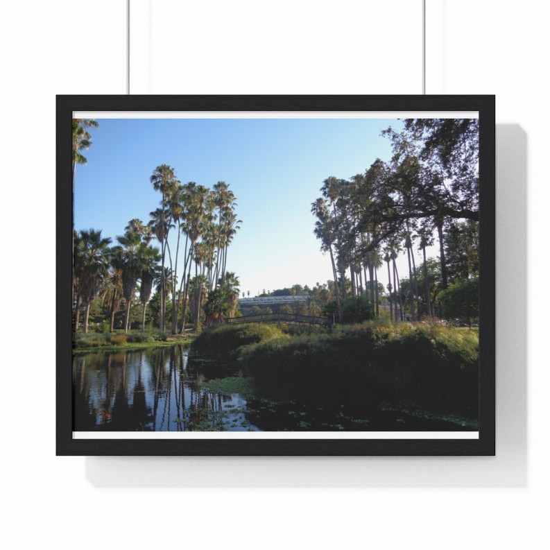 Echo Lake Premium Framed Horizontal Poster - 20" x 16" Black