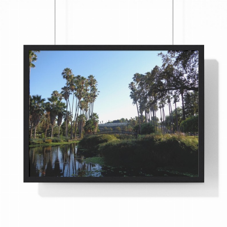 Echo Lake Premium Framed Horizontal Poster - 24" x 18" Black
