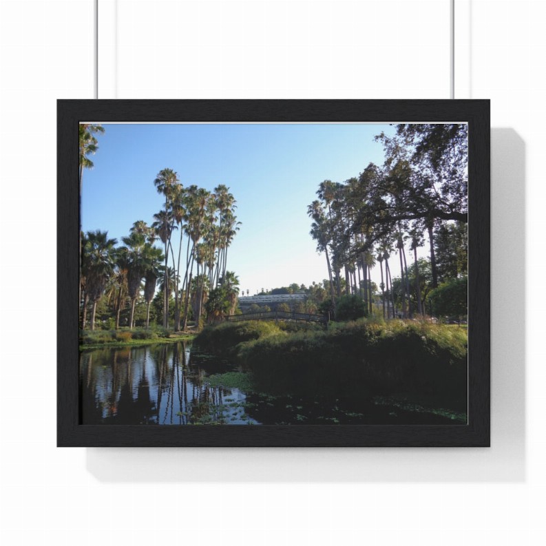 Echo Lake Premium Framed Horizontal Poster - 14" x 11" Black