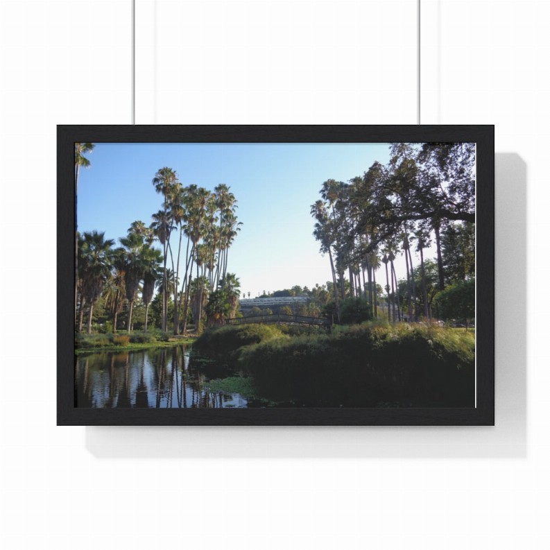 Echo Lake Premium Framed Horizontal Poster - 18" x 12" Black
