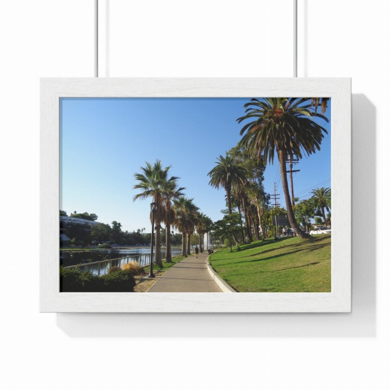 Echo Park Premium Framed Horizontal Poster - 11" x 8" White