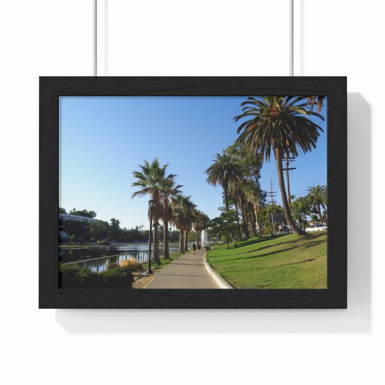 Echo Park Premium Framed Horizontal Poster - 11" x 8" Black