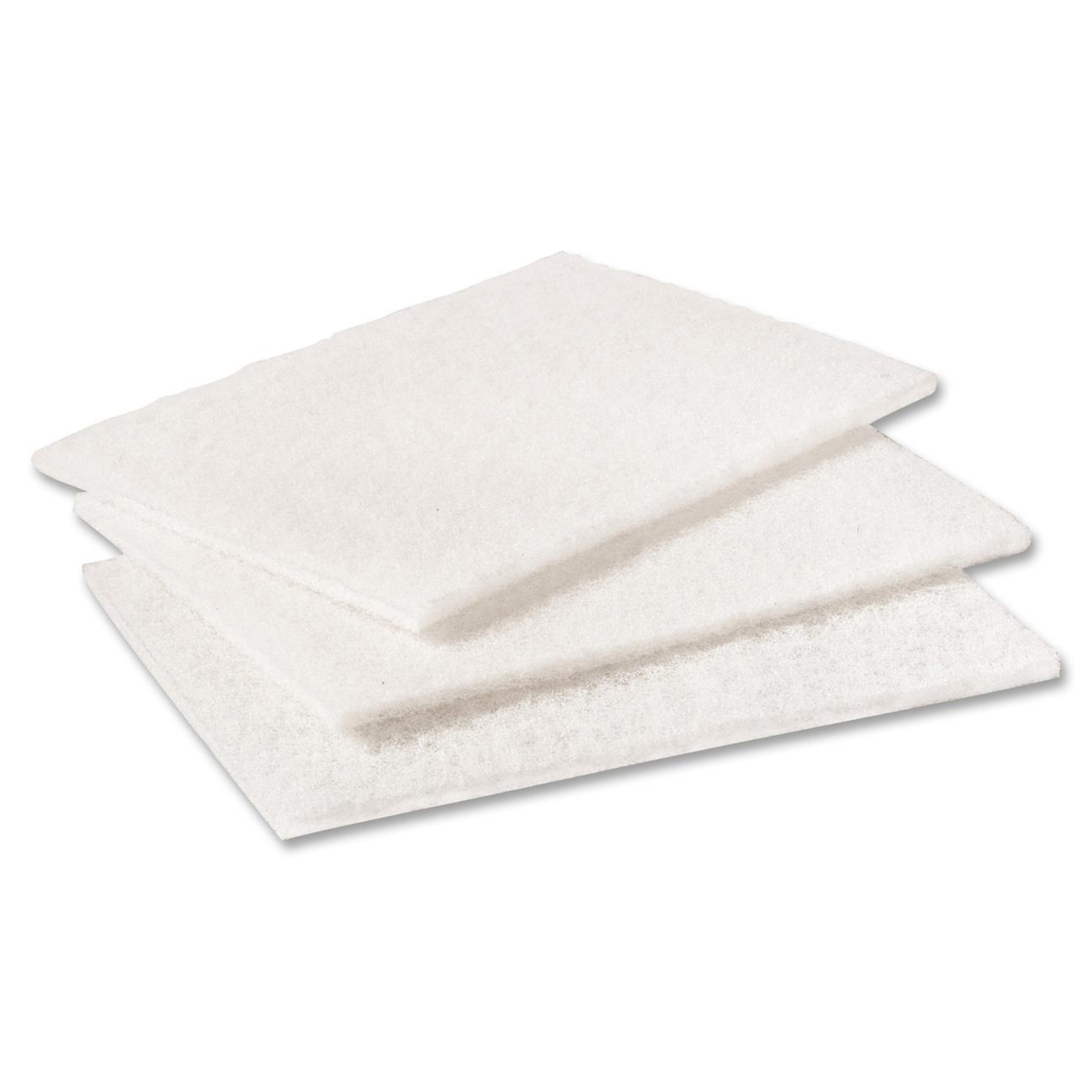 6 X 9" White Light Duty Cleansing Pad