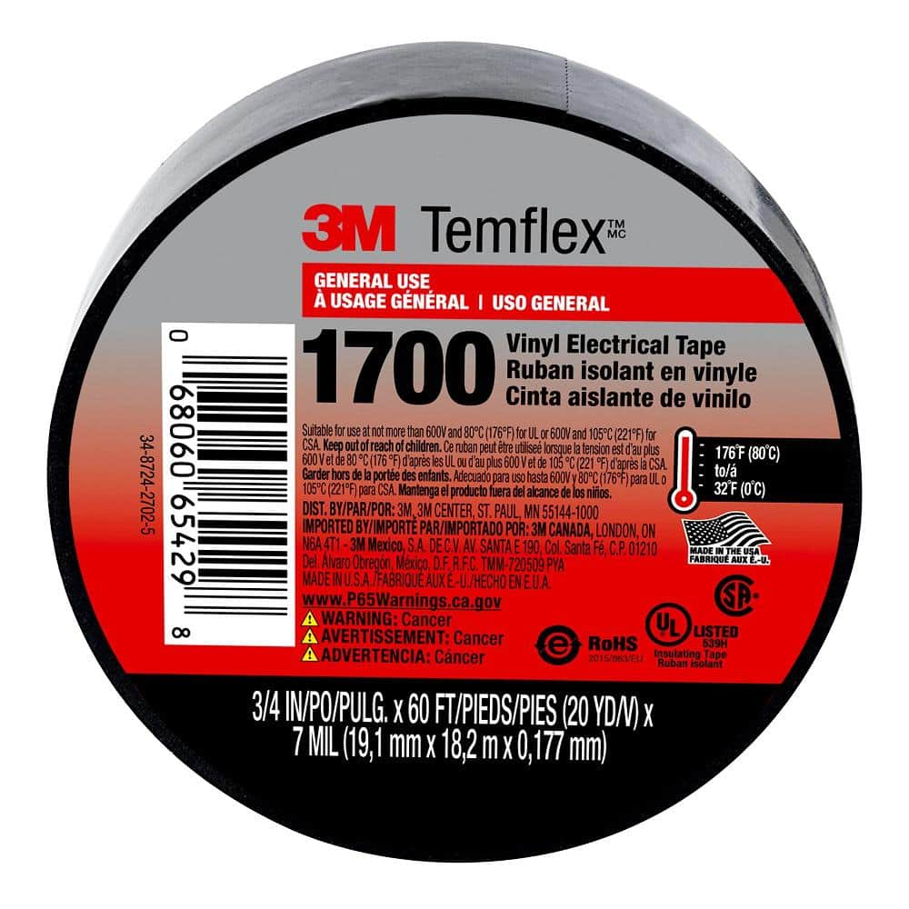 1700 .75X60 Vinyl Electrical Tape