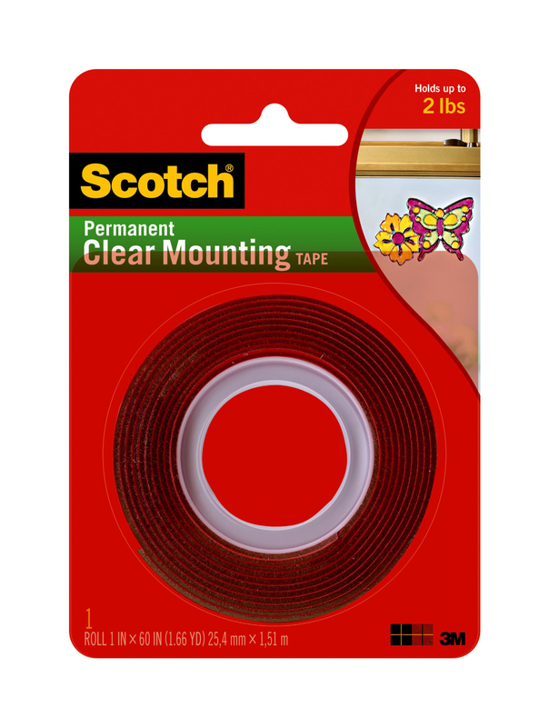 4010 1X60 In. Heavy Duty Clear Tape