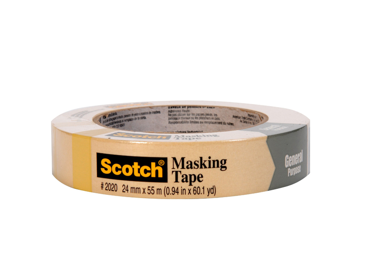 2020 1X60Yd General Purpose Masking Tape