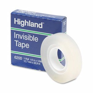 Invisible Tape, 1/2" x 1296"