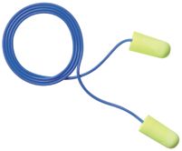 3M+ Single Use E-A-R+ E-A-Rsoft+ Yellow Neons Tapered Foam And PVC Corded Earplugs 
