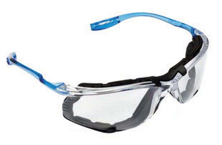 3M Virtua CCS Protective Eyewear - Comfortable, Wraparound Lens, Lightweight, Corded, Anti-fog - Ultraviolet Protection - Blue -