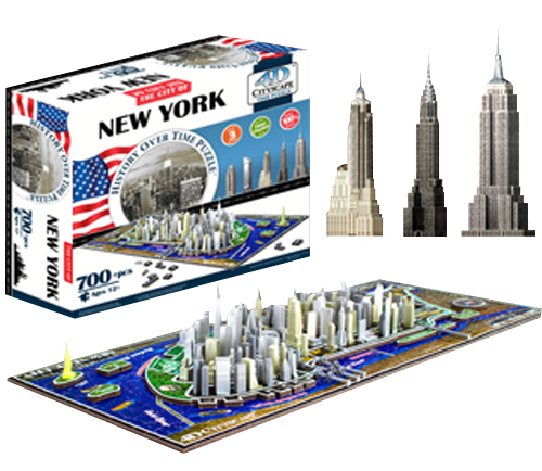 4D New York Skyline Time Puzzle