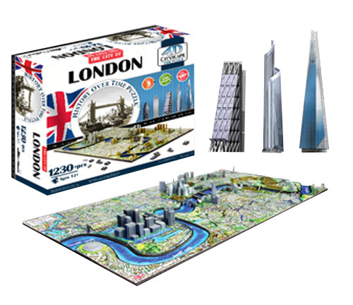 4D London Skyline Time Puzzle