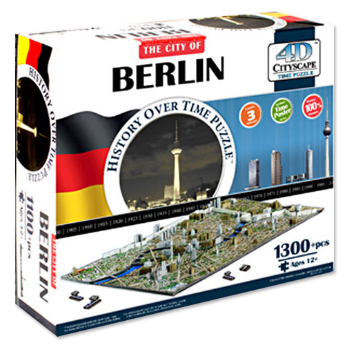 4D Berlin, Germany Cityscape Time Puzzle 