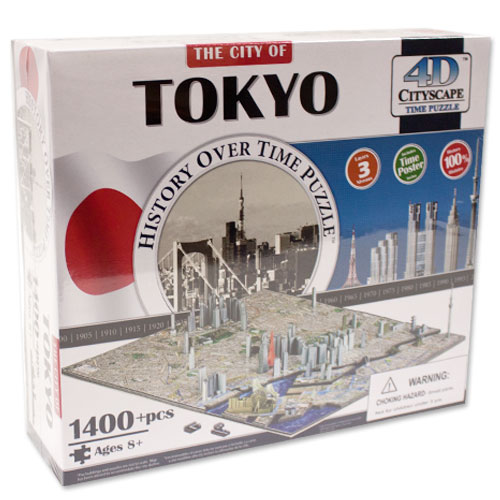 4D Tokyo, Japan Cityscape Time Puzzle 