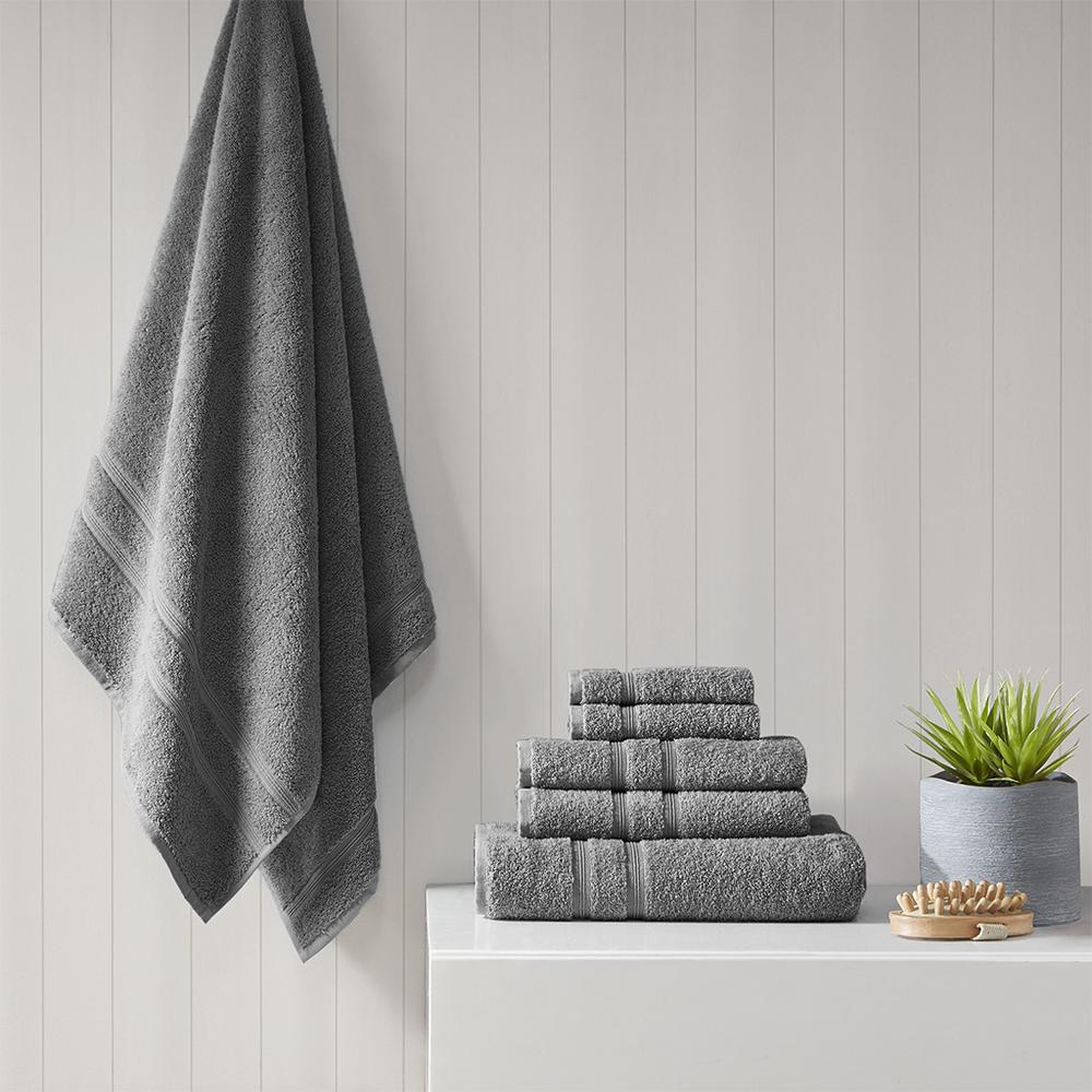 100% Turkish Cotton 6pcs Towel Set, 5DS73-0233