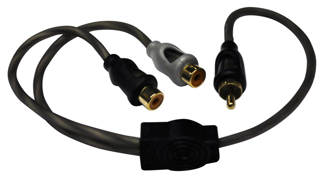 American Bass Y RCA Cable 1 male to 2 female