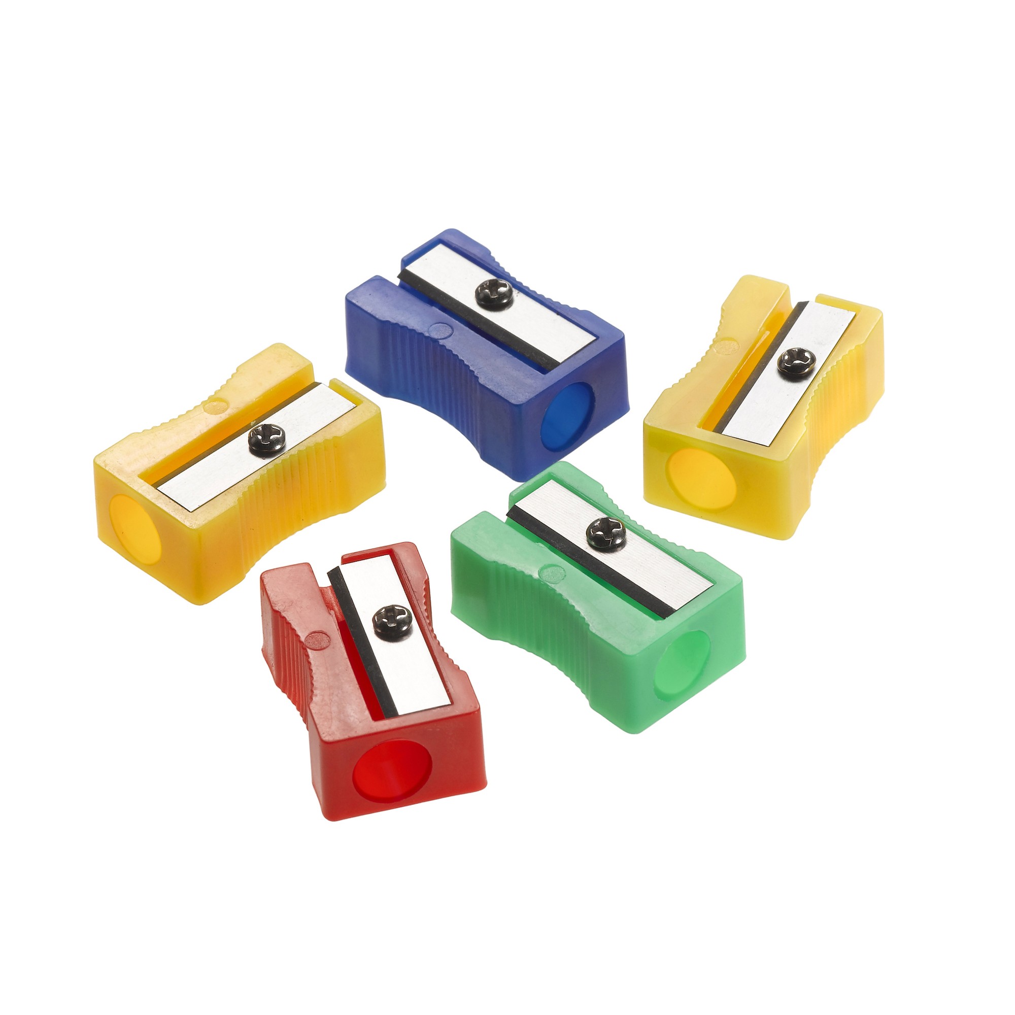 Single-Hole Pencil Sharpener Classroom Pack, 24 Per Pack, 3 Packs