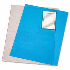 File Folder w/Pocket, Polypropylene, Letter-Size, Transparent