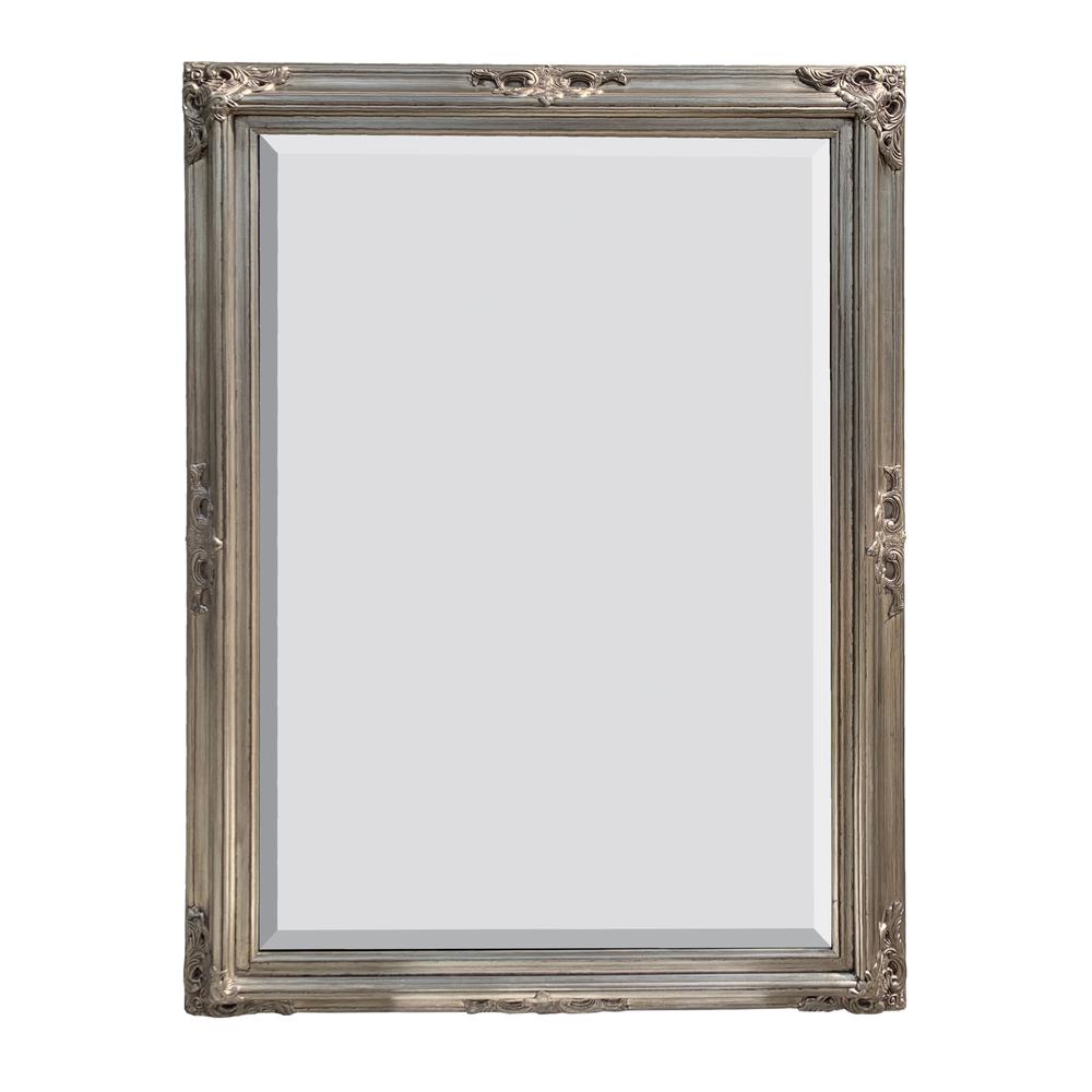 Mini Grand Victorian Mirror 24x36 Silver