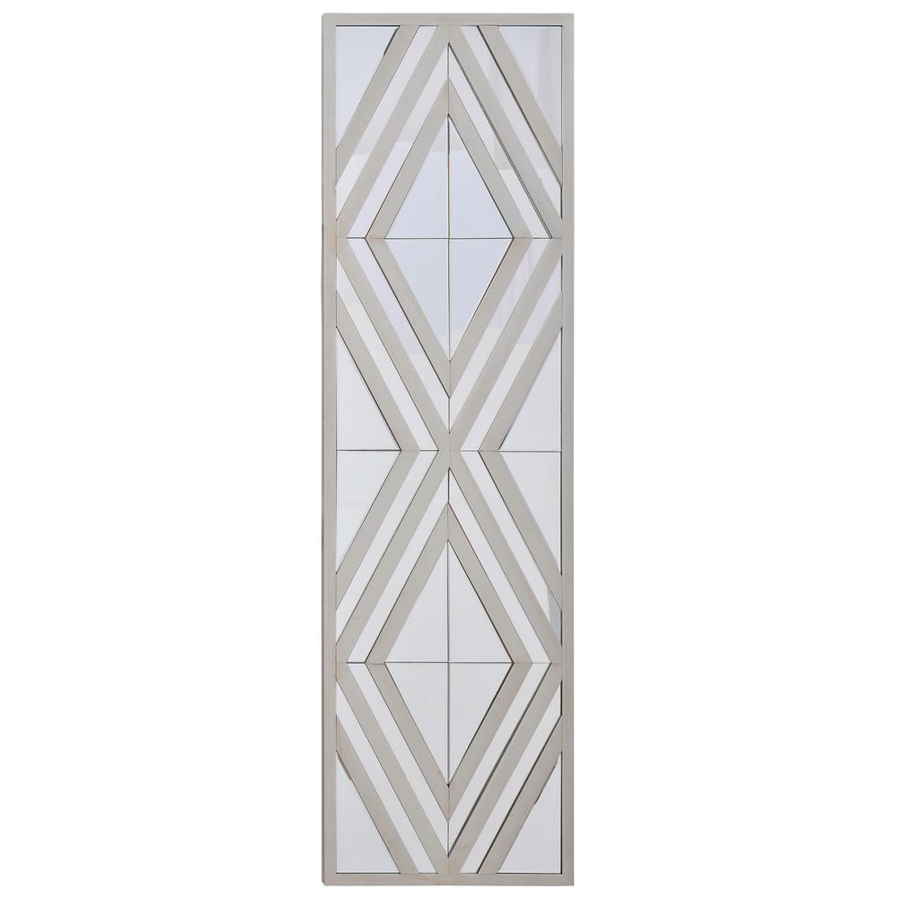 Silver Aspen Diamond 72" Mirror