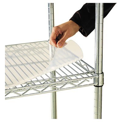 Shelf Liners For Wire Shelving, Clear Plastic, 36w x 18d, 4/Pack