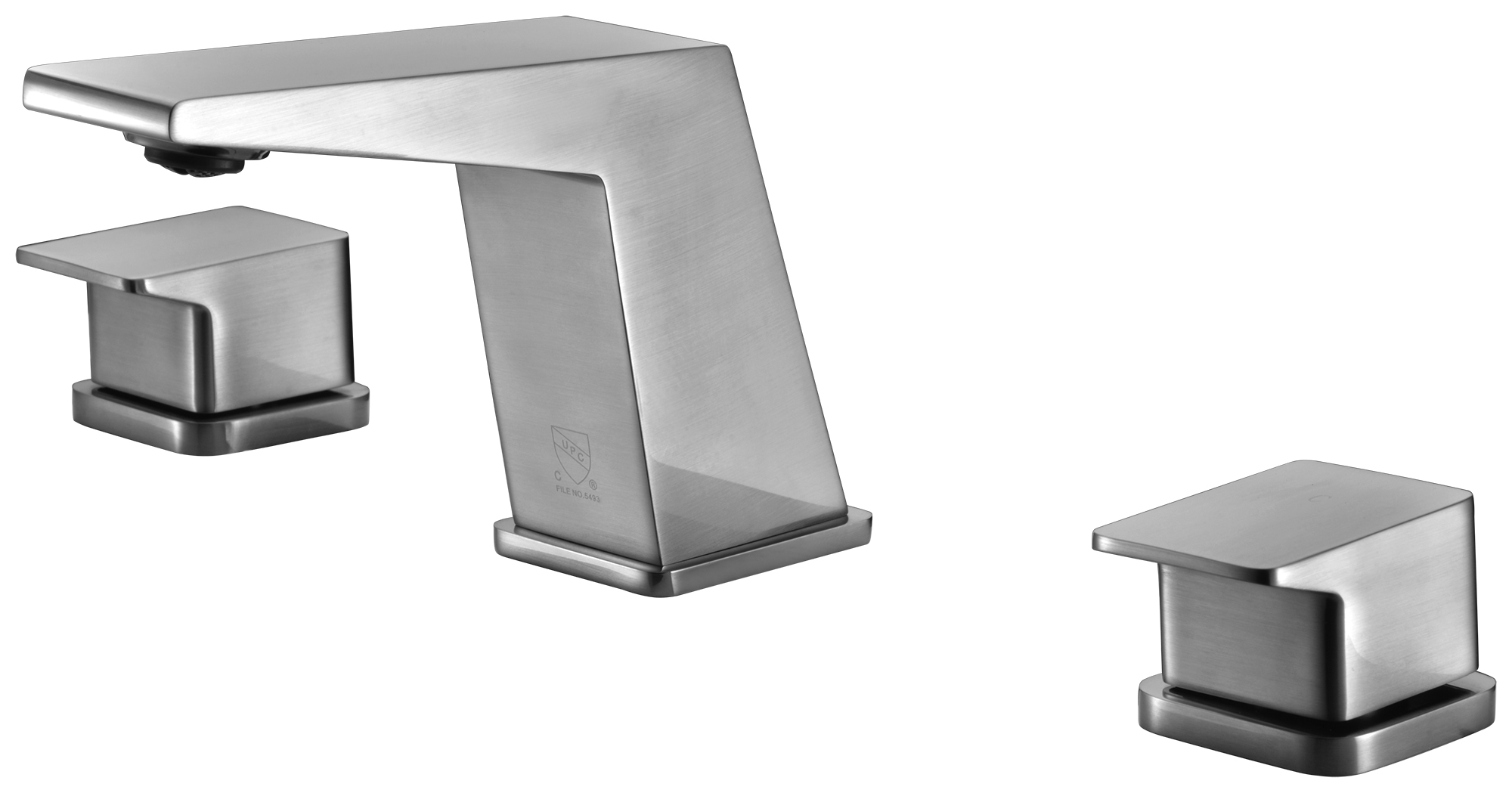 ALFI brand AB1471-BN Brushed Nickel Modern Widespread Bathroom Faucet