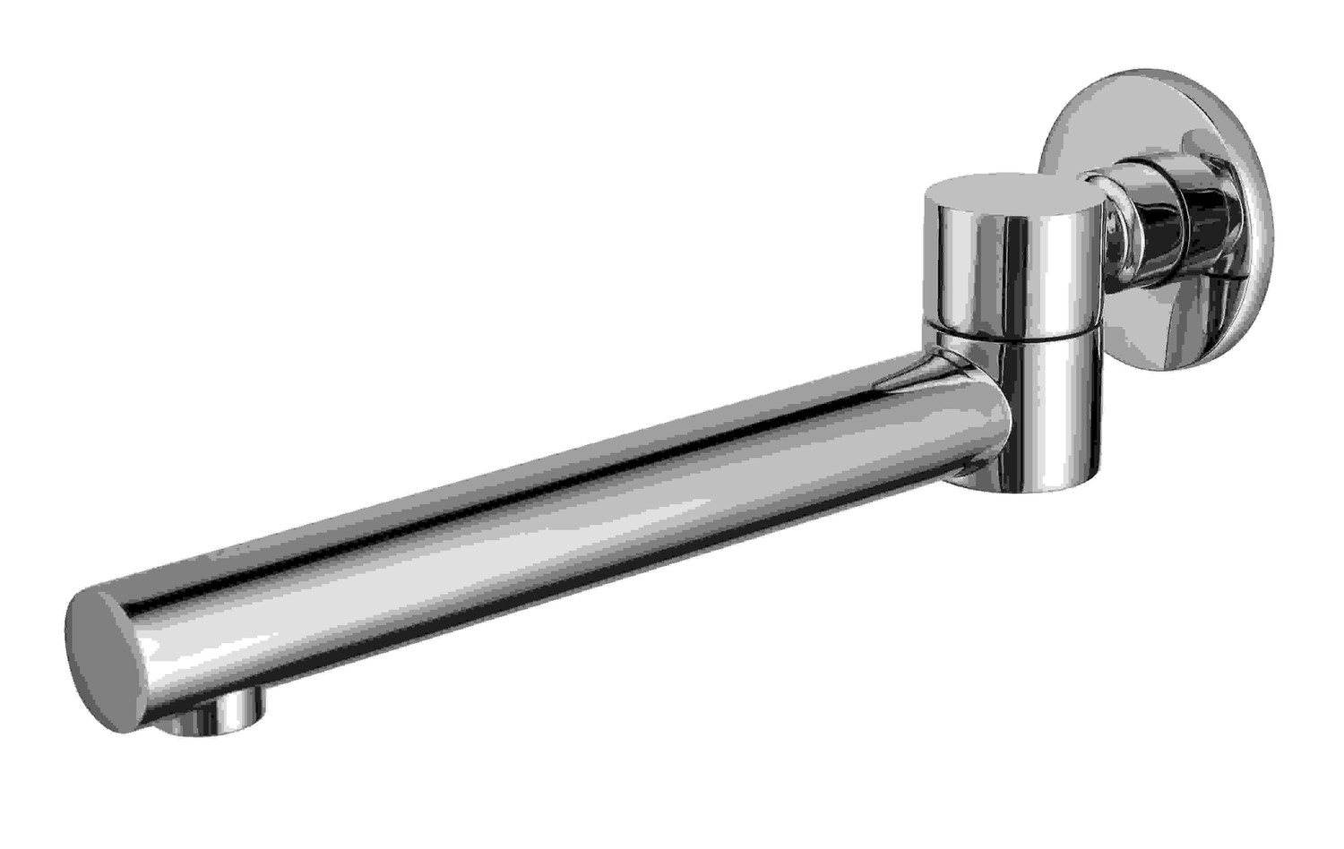 ALFI brand AB6601-PC Polished Chrome Round Foldable Tub Spout