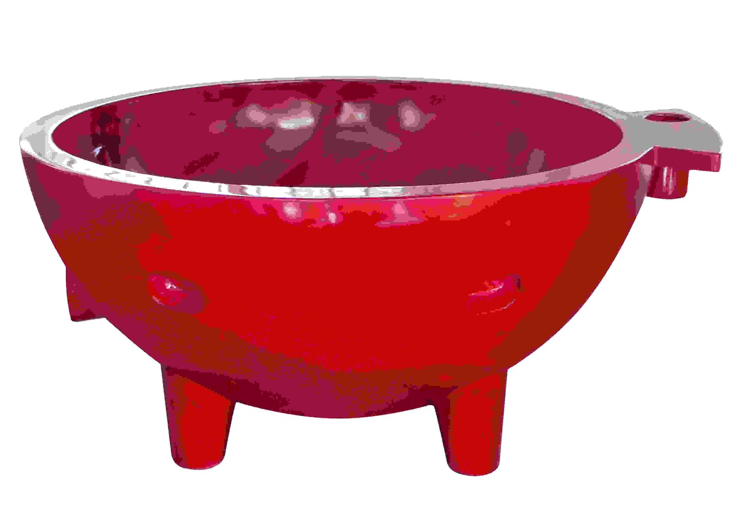 ALFI brand Red Wine FireHotTub The Round Fire Burning Portable Outdoor Hot Bath Tub