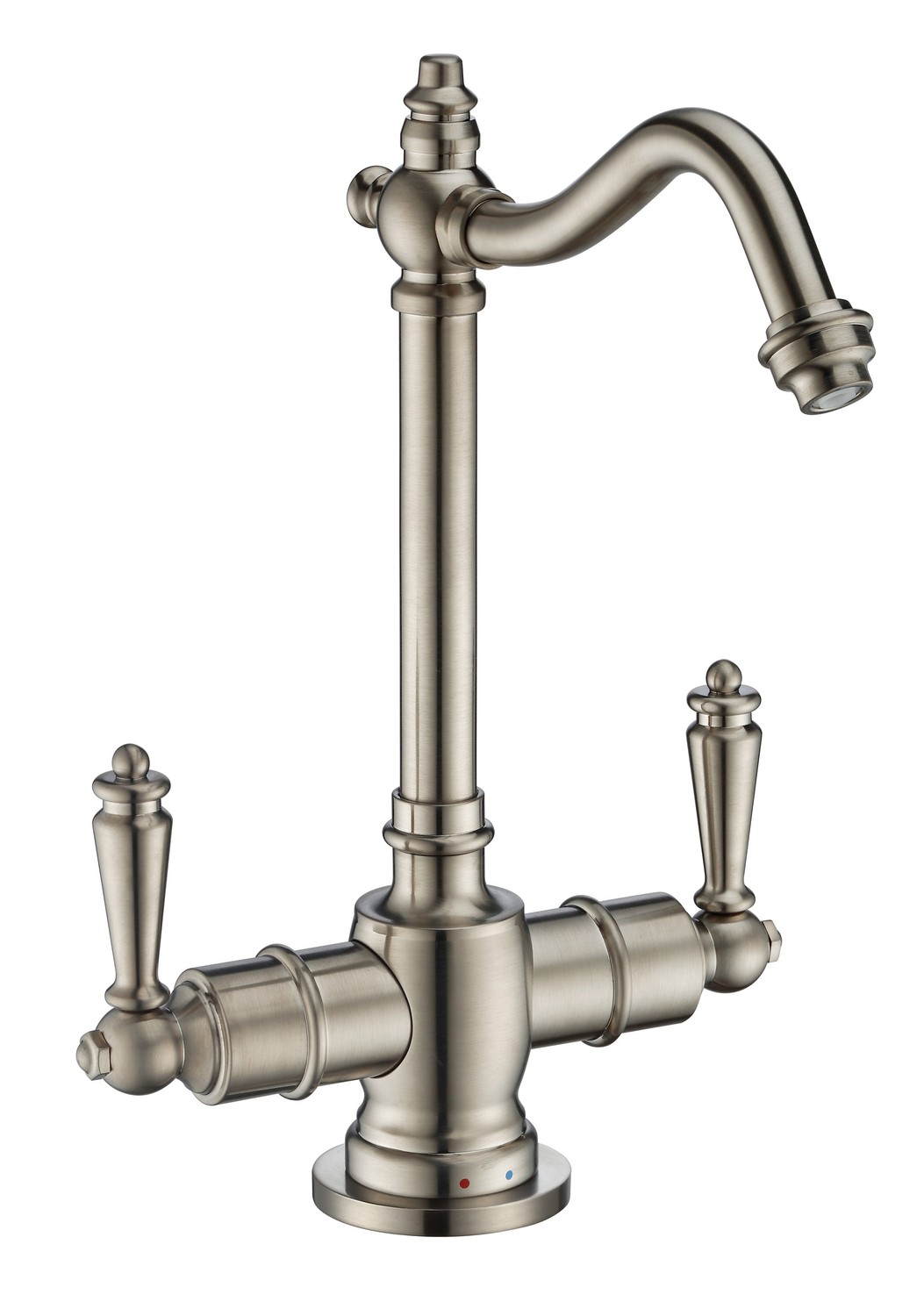 Point of Use Instant Hot/Cold Water Drinking Faucet with Traditional Swivel Spout