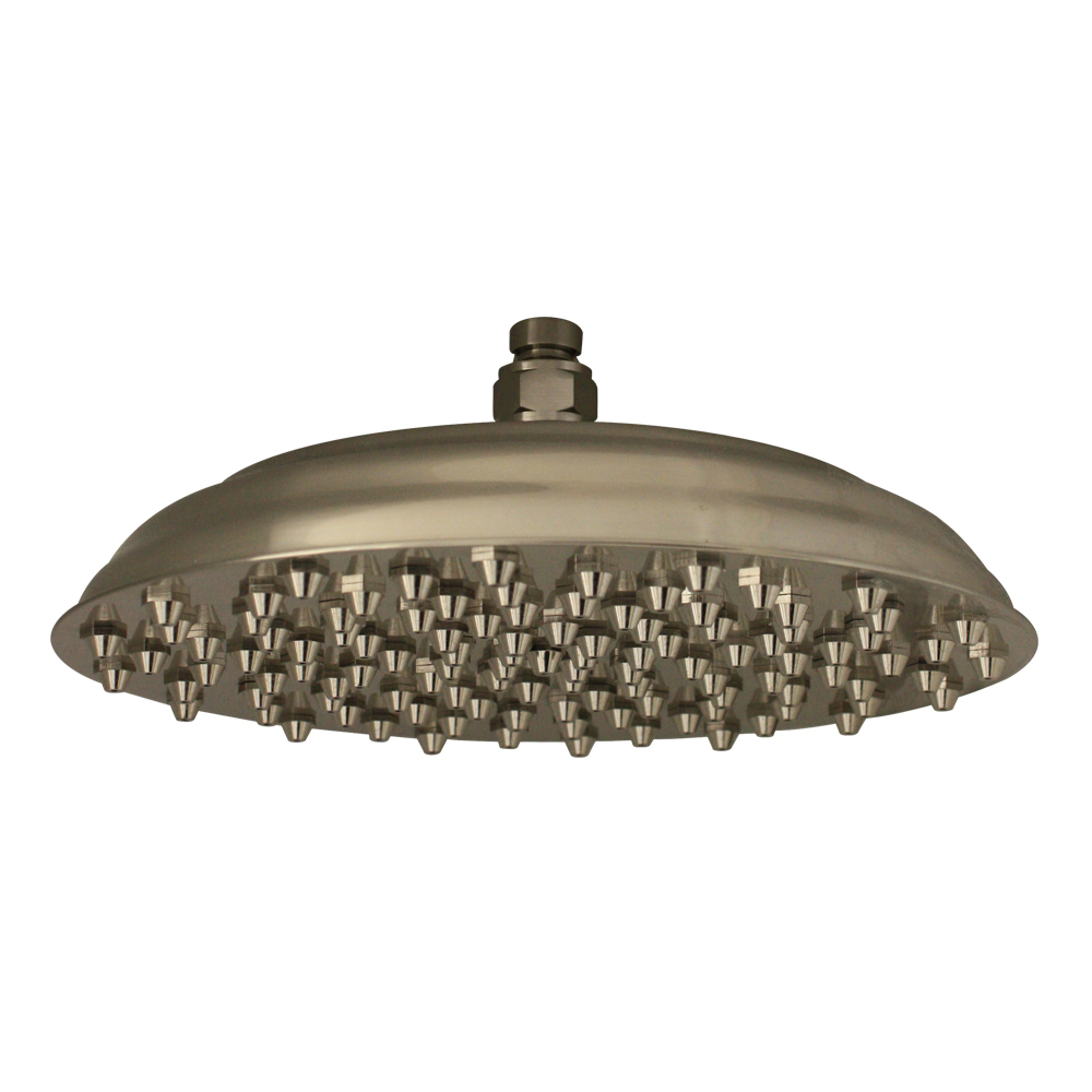 Showerhaus Large Sunflower Rainfall Showerhead with 108 Spray Nozzles - Solid Brass Construction with Adjustable Ball Joint