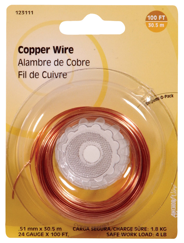 123111 24 Ga 100 Ft. Copper Wire