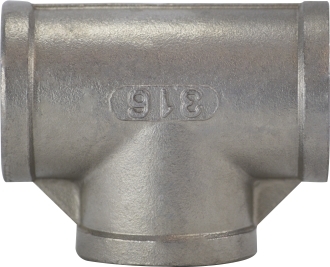 62251B 1/4 In. Stainless Steel Tee