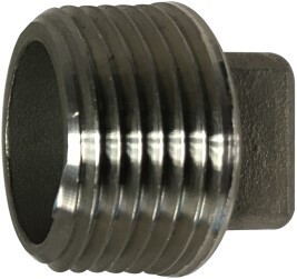 62654B 3/4 In. Stainless Steel Cored Plug