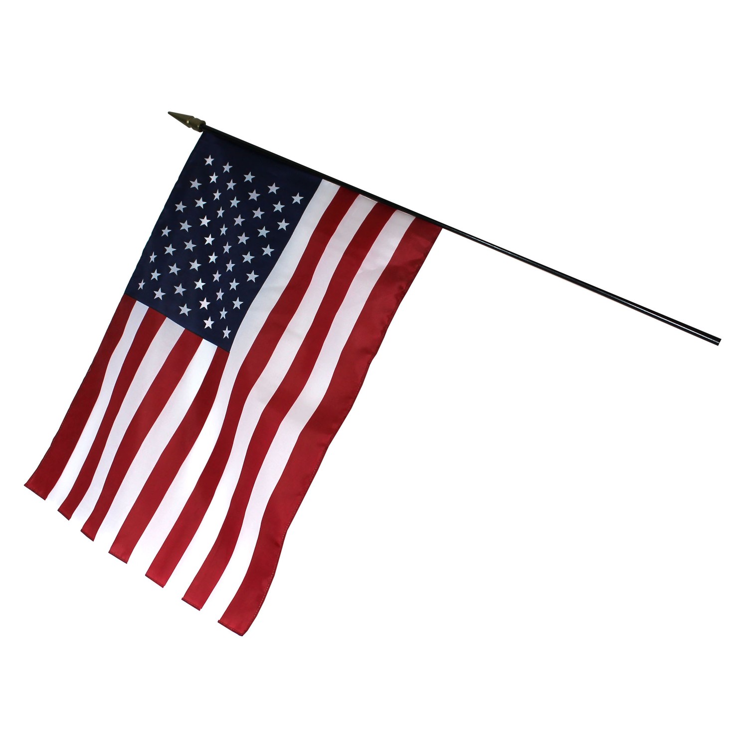 Empire Brand U.S. Classroom Flag with Staff, 16" x 24"