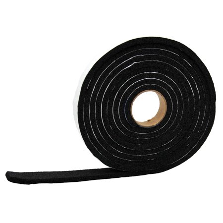 VINYL FOAM TAPE-1/4IN X 3/8IN X 50FT