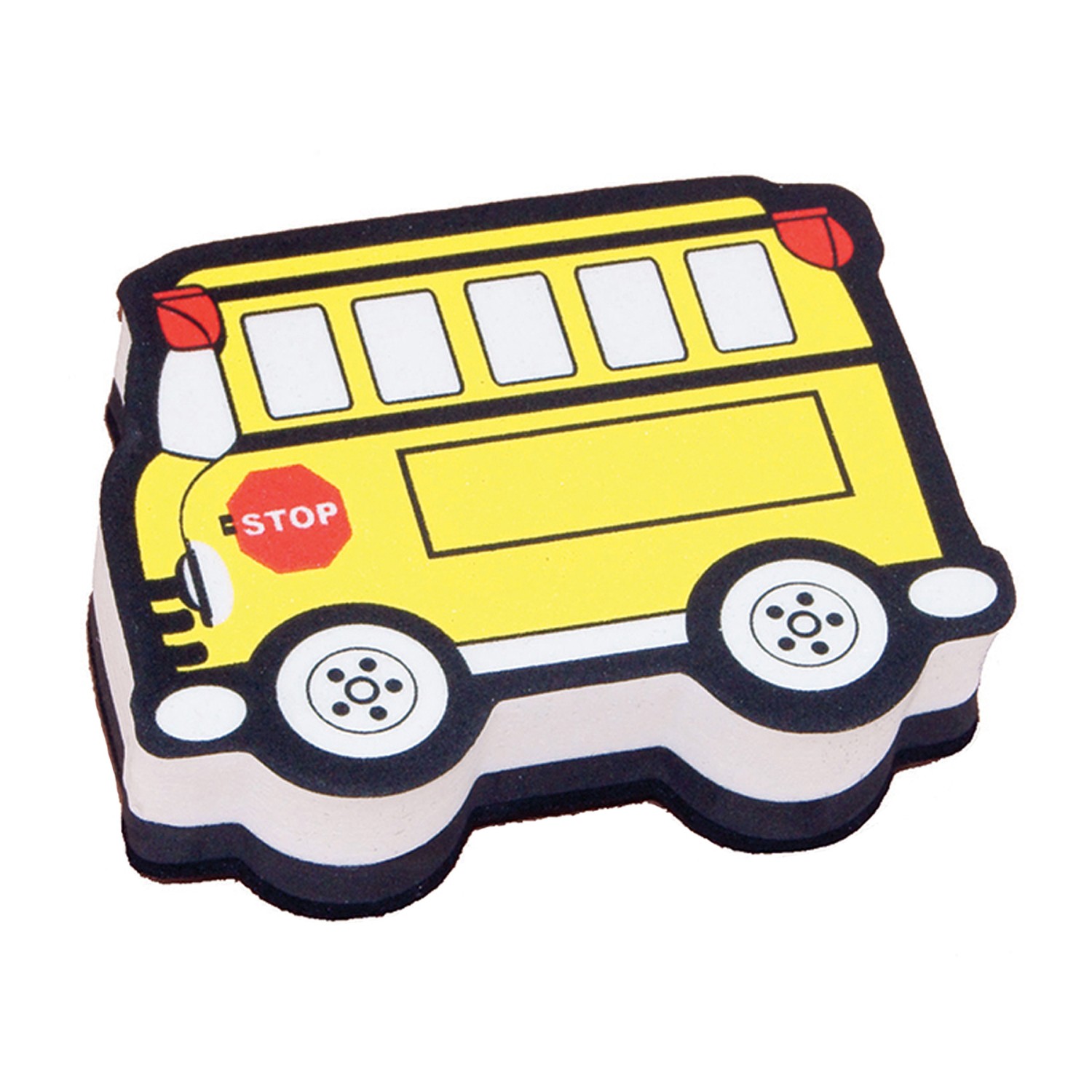 Magnetic Whiteboard Eraser, School Bus