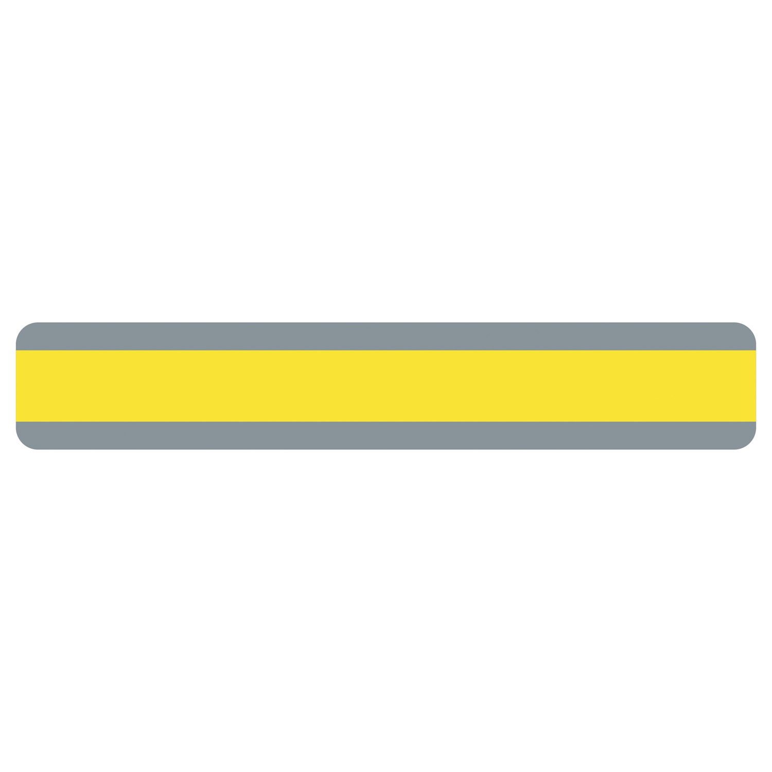 Double Wide Sentence Strip Reading Guide, 1-1/4" x 7-1/4", Yellow
