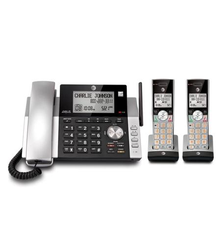 2 Handset Corded Cordless Answering Sys