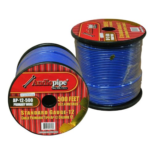 Audiopipe 12 Gauge 500Ft Primary Wire Red