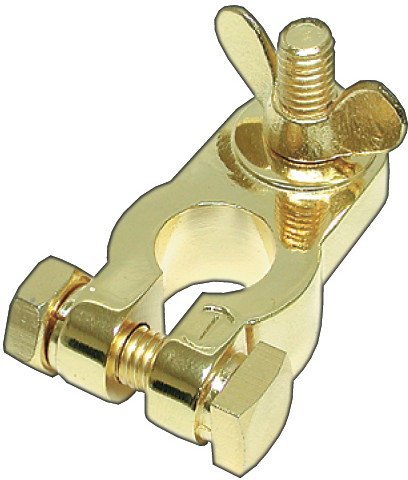 Battery Terminal Audiopipe Positive; Gold Plated