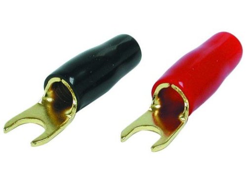 Spade Terminals 4Ga. Audiopipe4 Pack