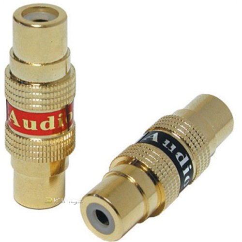 RCA Coupler Female Audiopipe Pair