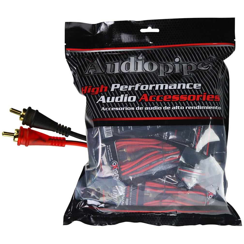 Audiopipe 10ft Oxygen Free RCA Cable - 10pcs per bag