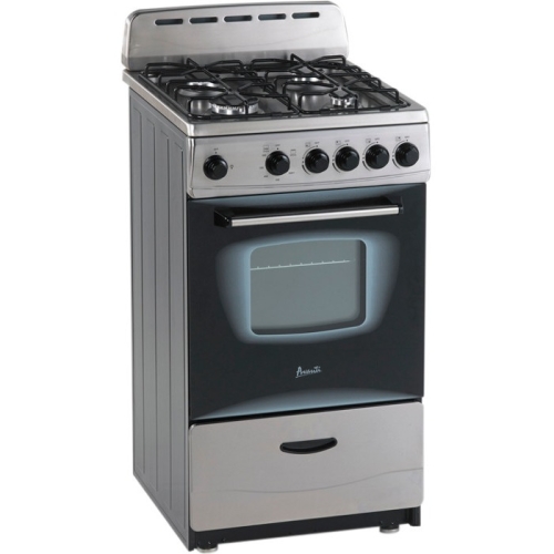 Avanti  GR2013CSS Stainless Steel 20 Inch Gas Range With