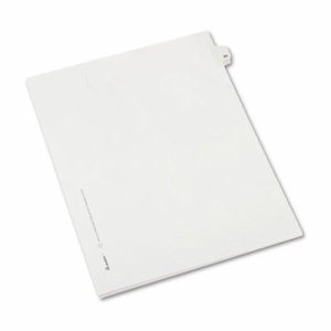 Allstate-Style Legal Exhibit Side Tab Divider, Title: 23, Letter, White, 25/Pack