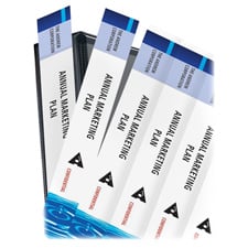 Avery Custom Binder Spine Inserts, 1-1/2" Spine Width, 5 Inserts/Sheet, 5 Sheets/Pack 